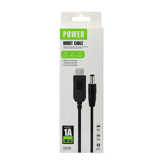 Router Power Bank Cable 5V to 12V USB DC Converter Boost Cable | USB to DC