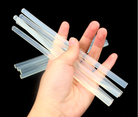 Pack of 04 Sticks 11mm , 7 inch / 17.78 cm Long HOT MELT (High Quality ) Transparent Glue Sticks (Taiwan Origin ) for Glue Gun Hot Melt Glue Stick For Electric Glue Gun Craft Album Repair Tool