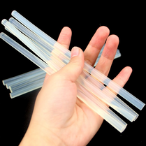 Pack of 04 Sticks 11mm , 7 inch / 17.78 cm Long HOT MELT (High Quality ) Transparent Glue Sticks (Taiwan Origin ) for Glue Gun Hot Melt Glue Stick For Electric Glue Gun Craft Album Repair Tool