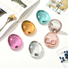 Contact Lens Case High Quality Travel Kit Egg ShapeTravel Portable Solid Color Lens Cover Container Beauty Pupil Storage Soaking Box Eyewear Accessories