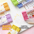 Cartoon Chocolate Design Eraser Kawaii Eraser Student Painting Writing Pencil Eraser Stationery For School Office Supplies