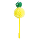 1 Piece Girl Plush Ball Pineapple Gel Pen School Officel Supplies Stationery Cute Creative Lovely Sweet Pens