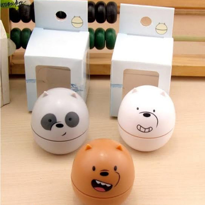 Cute Cartoon Face Egg Shape Lens Container Contact Lens Case Accessories DIY Contact Lens Storage Box Portable Travel Contact Lens Case