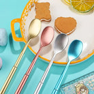 1 PC Stationery Diamonds Cute Lovely Candy Spoon / Fork Gel Pen Office Creative Gift Sweet Pretty Funny Pens