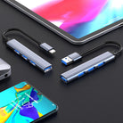 USB 3.0 Hub 4 Port High Speed USB Splitter Expander Adapter | Multi Port