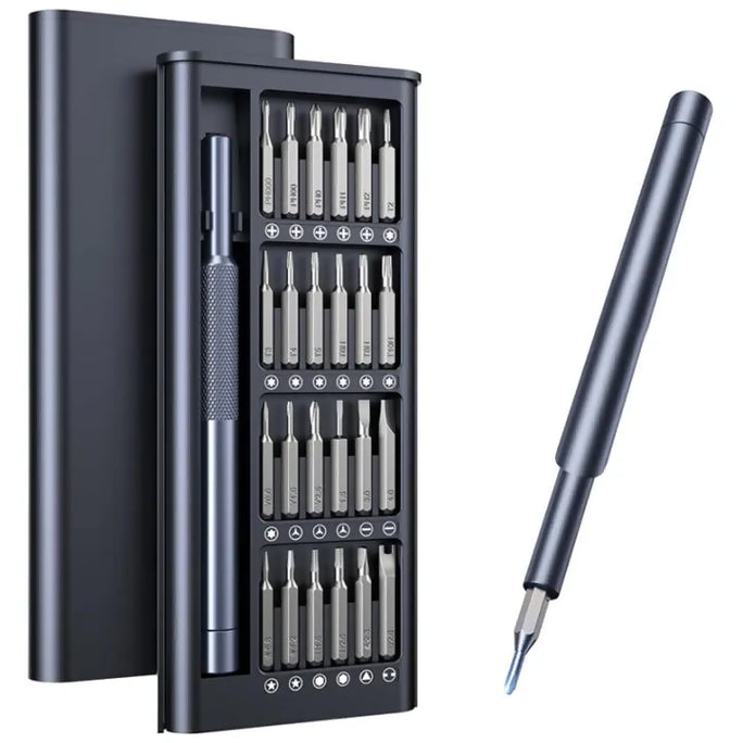 Precision Screwdriver Set with Case 24 in 1 Magnetic Mini Screwdriver Kit for Phones Computers Watches Glasses Game Consoles Cameras