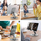 Universal Full Metal Mobile Phone Stand 360° Rotating Aluminum Alloy Base
