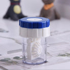 Contact Lens Cleaner Case Manual Rotary Lens | Cleaner Travel Plastic Container Storage Soaking Box