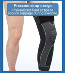 Strapped Knee Pads, Knitted Extended Knee Braces and Leg Pads, Knee Sleeve for Basketball Cycling Running, Sports Knee Supports