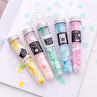 01 Tube Flower Paper Soap (100pcs inside tube) PORTABLE MINI BODY WASHING BATH TEST TUBE CONFETTI FOAMING FLOWER ONE TIME PAPER SOAP SLICE