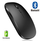 2in1 Rechargeable LED Wireless Mouse | Bluetooth + 2.4GHz Dual Mode | Silent
