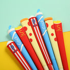 01 Piece Cute Stationery Pens Gel Food Pizza Cool Drink Popcorn Kawai Ballpoint Funny Rollerball School