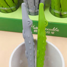 01 Pc Cartoon Animal Silicon Crocodile Gel Ink Pens Ball Point Pens Creative for Office School Student Supplies