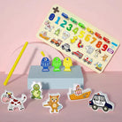 Science Logic board Teaching Logarithm Preschool Learning Wooden Challenge Board - 3+