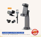 CL20 Premium 360° Tripod Phone Mount Universal 1/4 Inch Screw Mobile Holder |