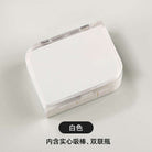 Contact Lens Case High Quality Travel Kit Pattern Travel Portable Solid Color Lens Cover Container Beauty Pupil Storage Soaking Box Eyewear Accessories