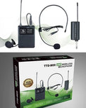 TTDM09 UHF Wireless Microphone Kit 2 in 1 Head Mic | Wireless Head Microphone