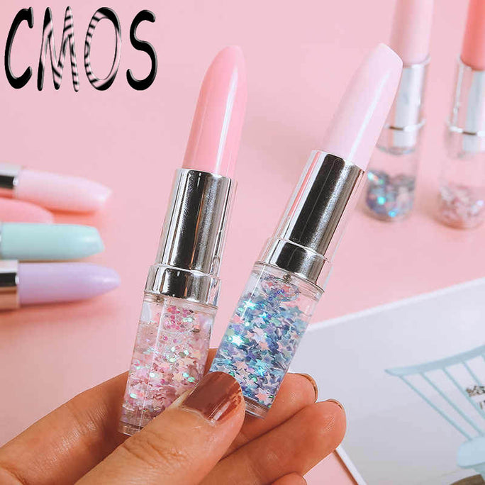 01/2/4 Pc Lipstick Gel Pen Girls Creative and Attracive Colorful Cute Stationary Pen Office Pen ball point Pen