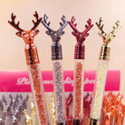 01 Pc Deer Gel Pens,Bling Metal Pens Ballpoint Pen School and Office Supplies