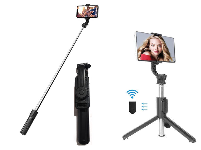Selfie Stick S03 Detachable Wireless Remote 3 in 1 Tripod Stand Mobile Holder