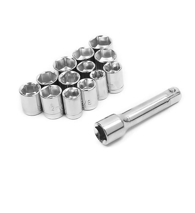 Aiwa 40 Piece Toolkit Tool Kit Combination Socket Ratchet Wrench Set Tool Kit Toolkit Goti Set Ring Spanner Pana Set Screw Driver Bit Set Hand Toolkit T