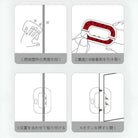 Child Safety Refrigerator Lock | Self-Adhesive Double Button Childproof Freezer & Fridge Lock for Kids