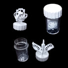 Contact Lens Cleaner Case Manual Rotary Lens | Cleaner Travel Plastic Container Storage Soaking Box | Lens Washer