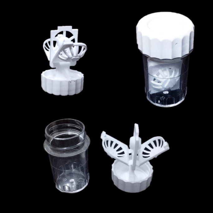 Contact Lens Cleaner Case Manual Rotary Lens | Cleaner Travel Plastic Container Storage Soaking Box | Lens Washer
