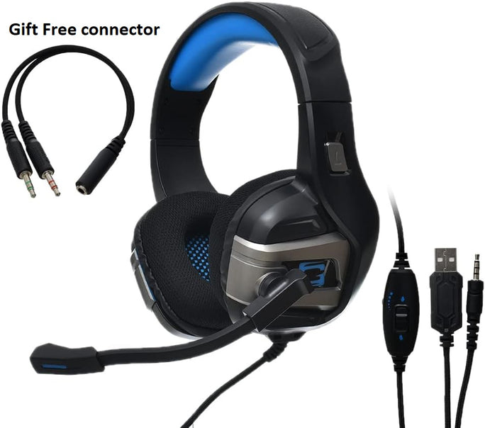 Gaming Headset for Xbox One, PS4 Gaming Headset with 7.1 Surround Sound Stereo,