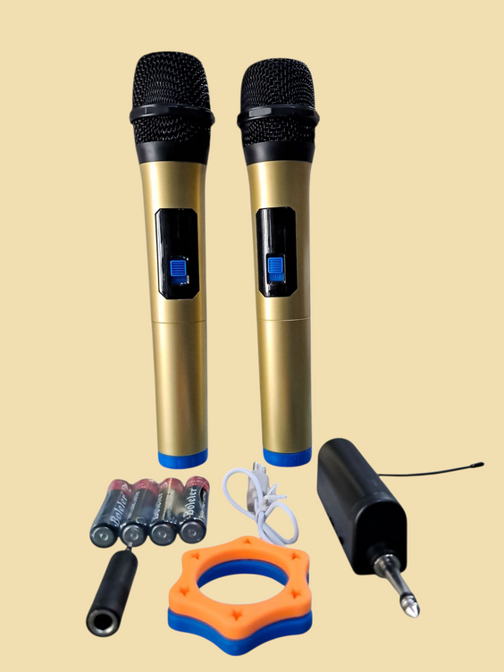 Professional Wireless Handheld Dynamic UHF VHF Microphone | Long-Range Mic for