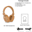 SODO SD-1004 Wireless Bluetooth Headphones Over Ear Foldable Stereo Headset