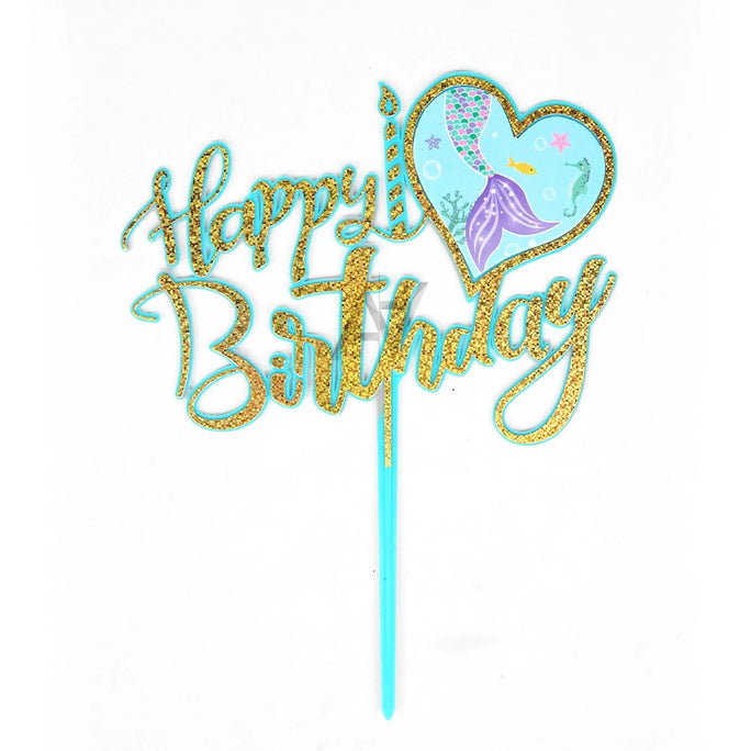 Happy Birthday Cake Topper Decoration