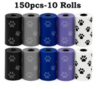 10/20/40 Rolls of Baby Diaper Diaper Disposal Bag Rubbish Bags Pet Dog Poo Waste Bag Rolls Garbage Pets Wastage Bags