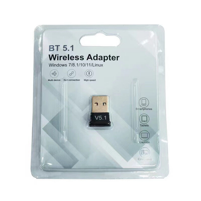 USB Bluetooth 5.0 5.1 Adapter Dongle Wireless Transmitter Receiver for Windows