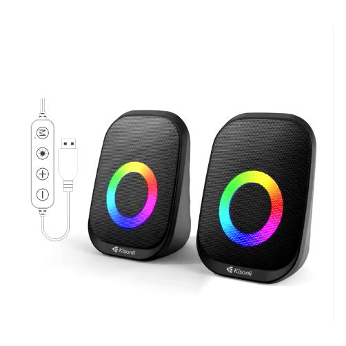 RGB Multifunctional Bluetooth USB Speaker Kisonli X27 - portable usb 2.0 mini