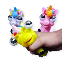 Squishy Toy Eye Popping Worm Unicron Squeeze Toy Stress Reliever Anti-stress Fidget Halloween Christmas Kids Party Favors Gifts