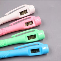 01 Pc Time Watch Pens Electronic watch gel pen for office clock electronic test ball pen Kawaii Creative office supplies Blue ballpoinElectronic Watch Gel Pen for Office Clock Electronic Test Ball Pen Kawai Creative Office Supplies Blue Ballpoint Pens