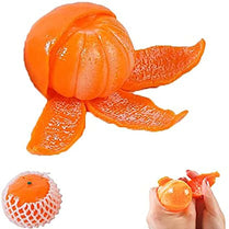 【orange】 Squishy Fruit Stress Balls - Balls Filled With Colorful Squeezable Gel Water Beads Orange Balls For Squeeze Orange Squishy Soft Children Stress Relief Doll Home Decor