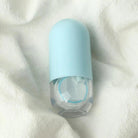 Mini Contact Lens Case Travel Kit Pill Shape Contacts Lens Container Easy Carry With Tweezer Suction Stick Lenses Box Container