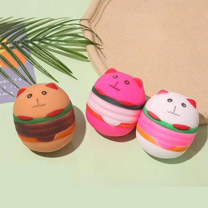 01 pc 4.5" Squishies Jumbo Slow Rising Squishies Cat Hambu Bread Toy for Collection Gift