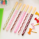 01 PC Biscuit Gel Pen Cute Biscuit Stick Kawaii Cookie Gel Pen School Supplies Stationery Writing Student Gift Kids Rewarding
