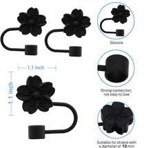 Pack of 2 Silicone Straw Topper Caps for Stanley & Other Tumblers | 10mm Straw Covers Compatible with 30oz & 40oz Tumblers | Reusable Dust-Proof Straw Stoppers