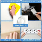 Nano Double Sided Tape Transparent Heavy Duty Reusable Washable Strong Adhesive Waterproof Mounting Tape 2cm Wide –3M Leng