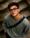 Rave Black Transparent Cat Eye Frame Glasses