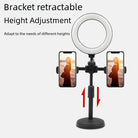 Selfie Ring Light With Cell Phone Holder, Desktop Selfie Ring Light With Stand,