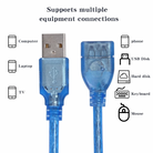 1.5M USB Male Female Cable | Super High Speed USB 2.0 M F Male To Female Cable