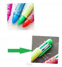01 Pc Sequence 6 ink in1 Gel Pen Cute pen, cute stationary, pen for kids, best gift for girls, best gift for kids (Sequence Multi Ink Pen
