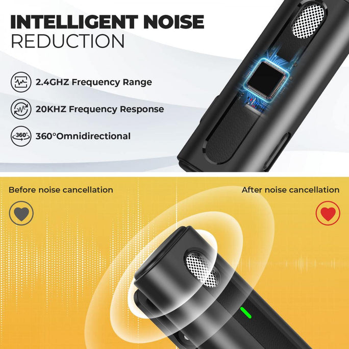 2.4G Wireless Live Streaming Lavalier Mic