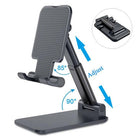 T1 Foldable Desktop Phone Stand Adjustable Tablet Holder Portable Mobile Mount