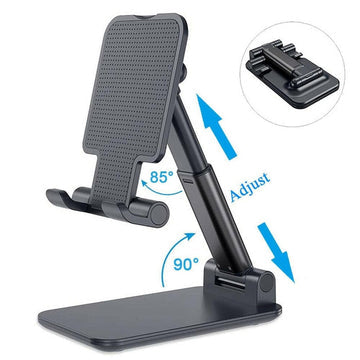 T1 Foldable Desktop Phone Stand Adjustable Tablet Holder Portable Mobile Mount